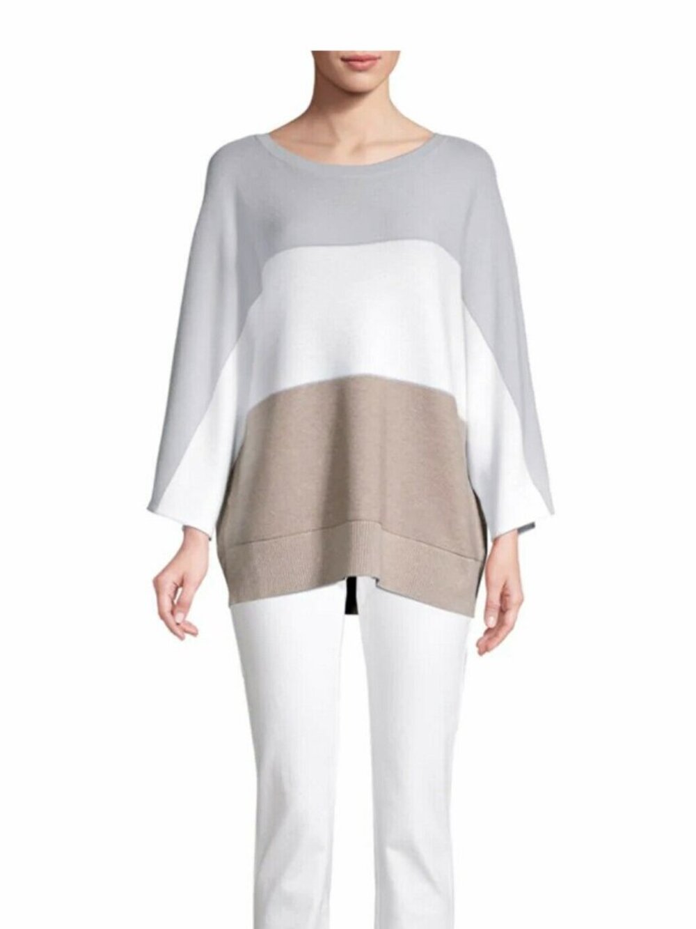 LAFAYETTE 148 XL super-soft COTTON CASHMERE STATEMENT SWEATER 16